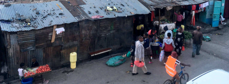 Group of people packing food